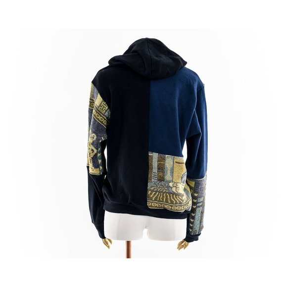 Fashion ReWork Impressionist Cat Nap Tapestry Blanket Hoodie - Picture 5 of 8